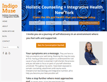 Tablet Screenshot of myindigomuse.com